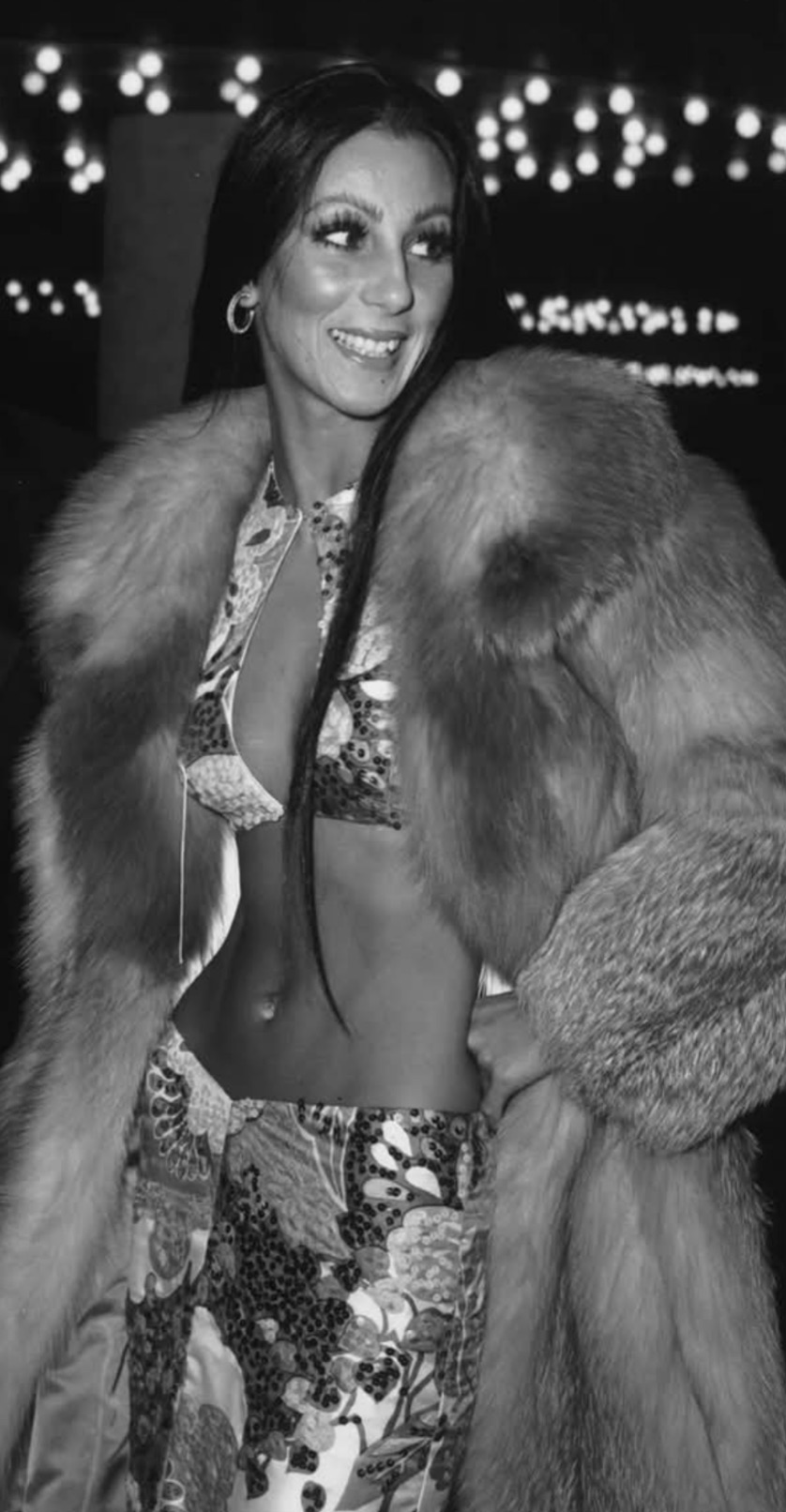 Cher at the 1973 Golden Globes. 